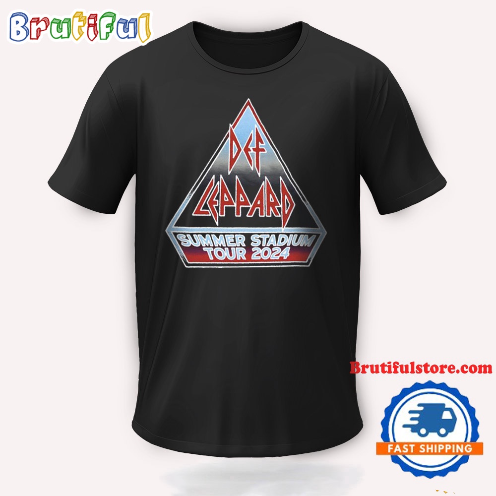 Def Leppard The Summer Stadium Tour 2024 Vintager T Shirt