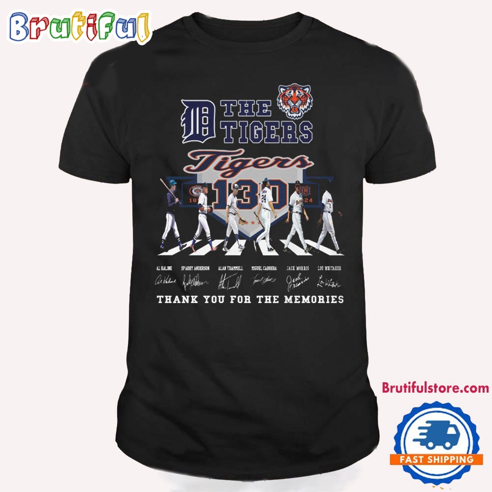Detroit Tigers Baseball Go On The Road Signature T Shirt