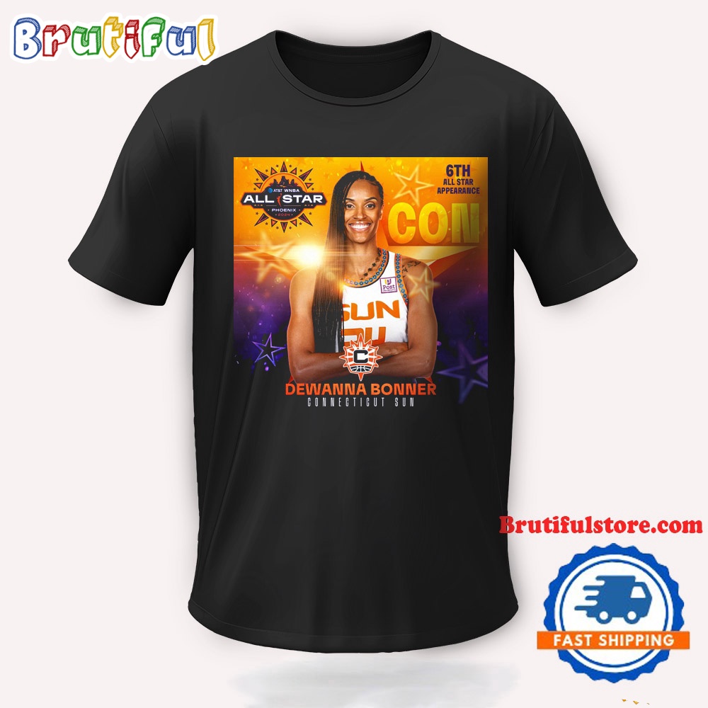 Dewanna Bonner Of The Connecticut Sun 2024 WNBA All Star Phoenix T Shirt