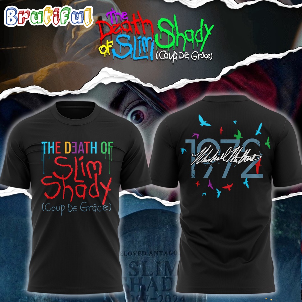 Eminem The Death Of Slim Shady Music Fans Gift T Shirt