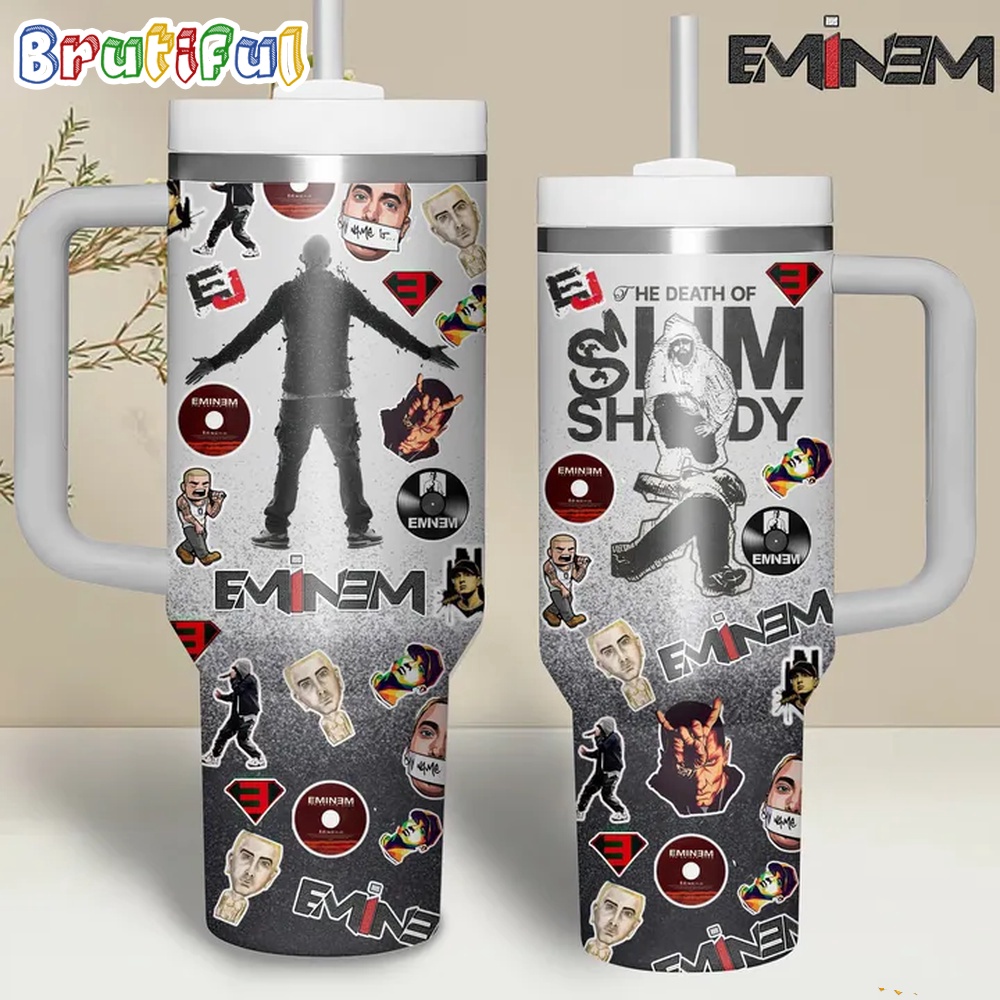 Eminems Music Fan Graphics Design Stanley Tumbler 40oz