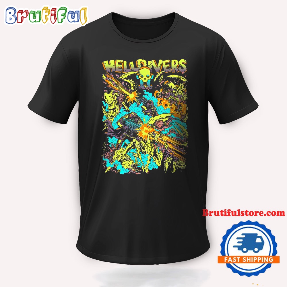 Fangamer Helldivers The Taste Of Freedom T Shirt
