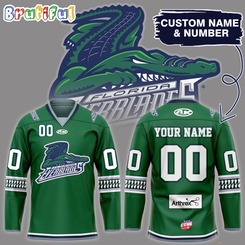 Florida Everblades 4Times Champions Hockey Jersey