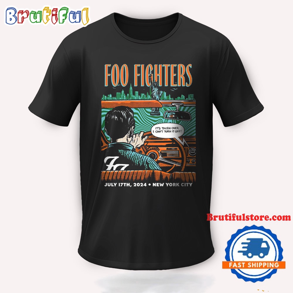 Foo Fighters July 17 2024 Tour Citi Field New York NY US T Shirt