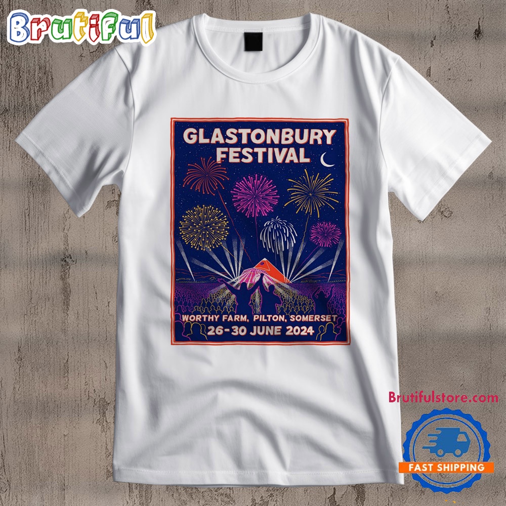 Glastonbury Festival June 26 30 2024 Worthy Farm Pilton Somerset Tour T Shirt