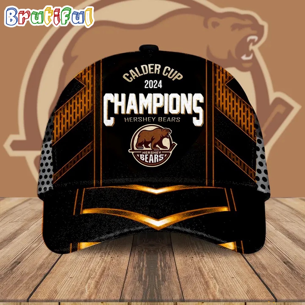 Hershey Bears Champions Calder Cup 2024 Baseball Cap 1