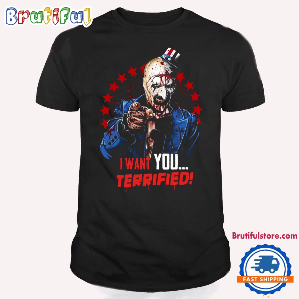 Horror Characters I Want You Terrified T Shirt