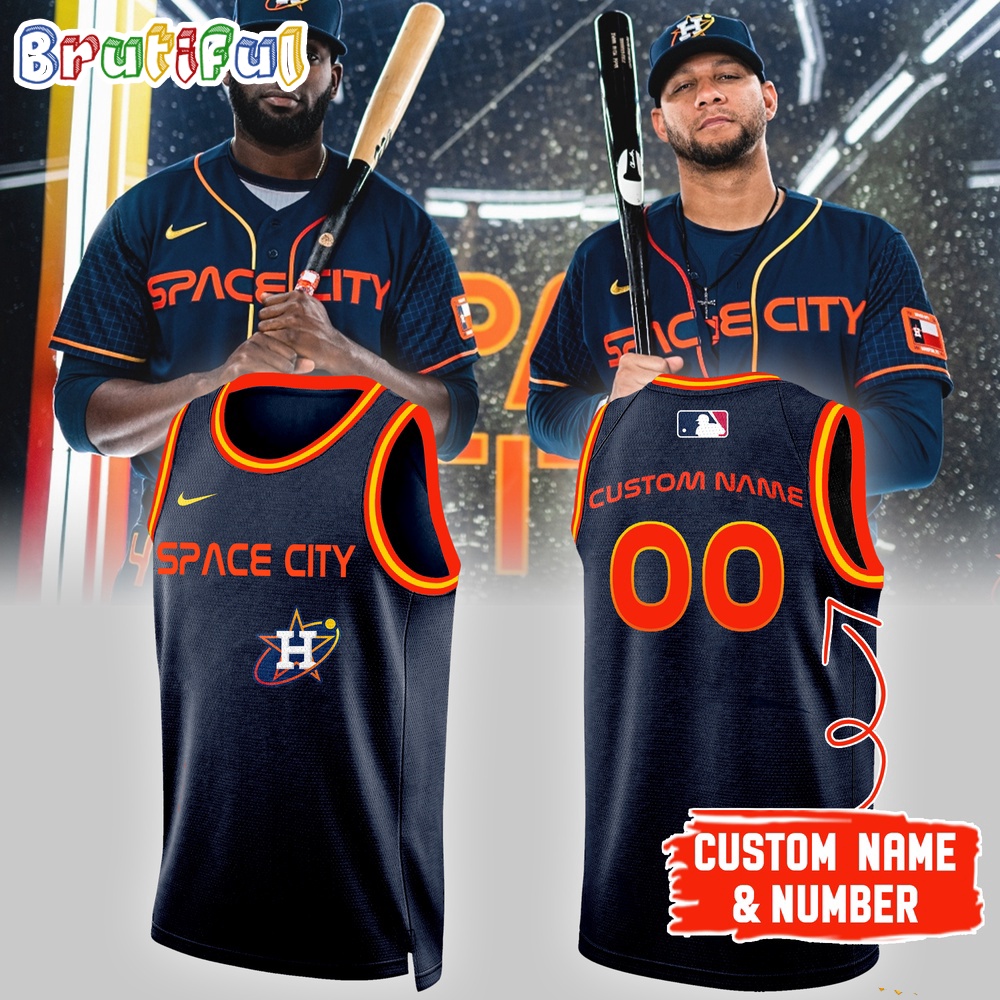 Houston Astros Special City Connect Basketball Jersey
