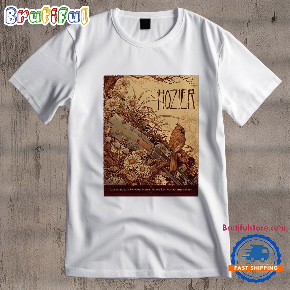 Hozier July 24 2024 Maine Savings Amphitheater Bangor ME T Shirt