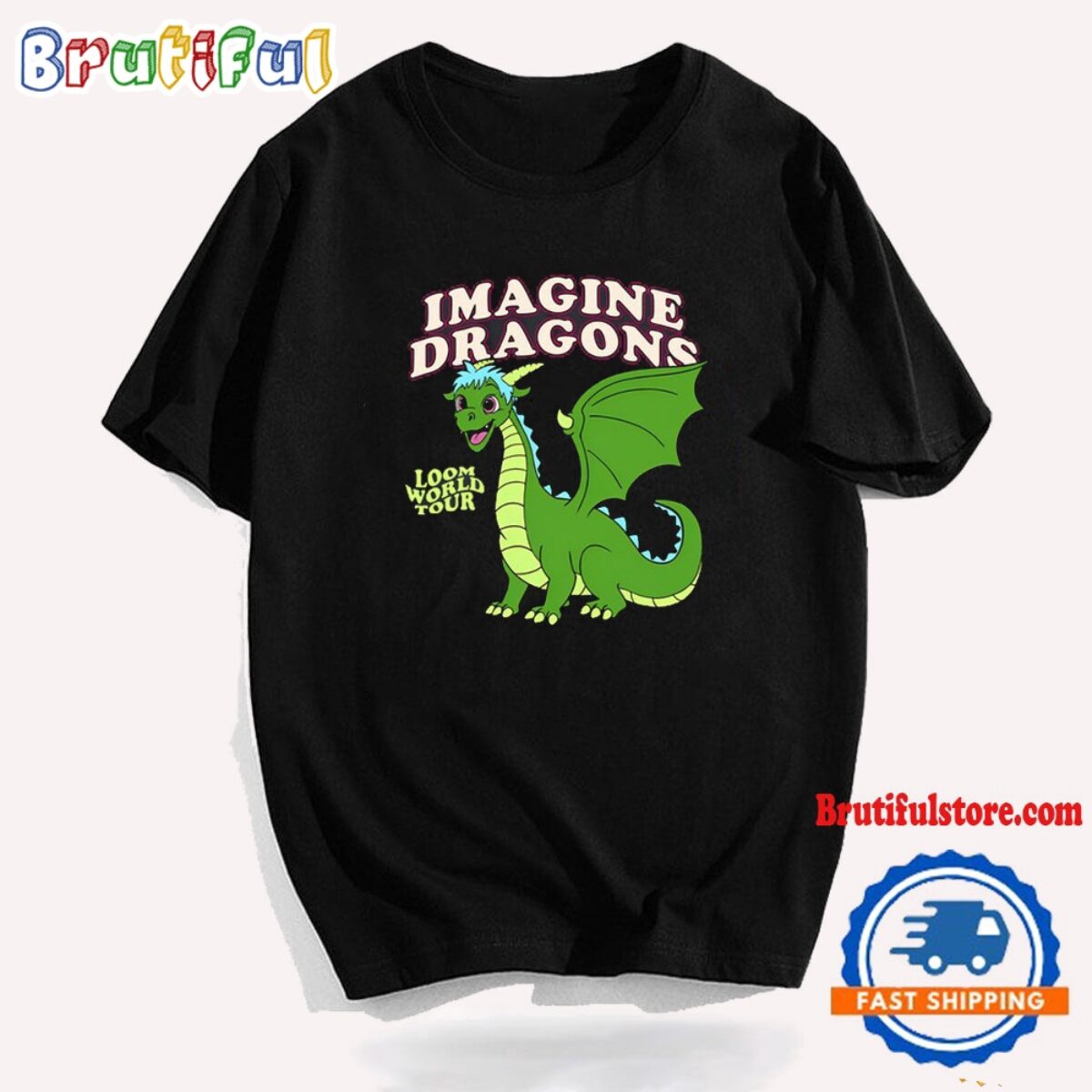 Imagine Dragons Cartoon Dragon T Shirt