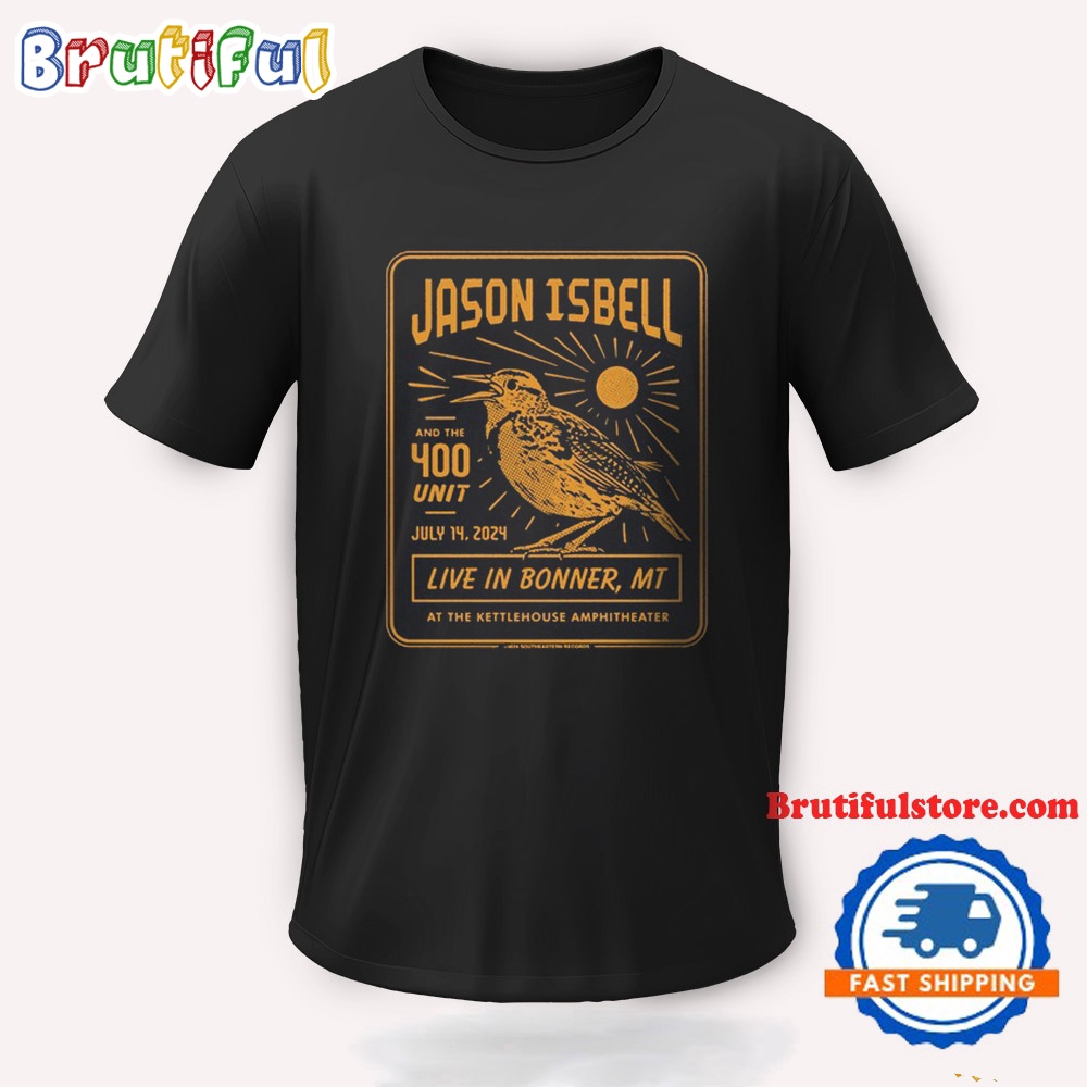 Jason Isbell And The 400 Unit July 14 2024 Live In Bonner MT T Shirt