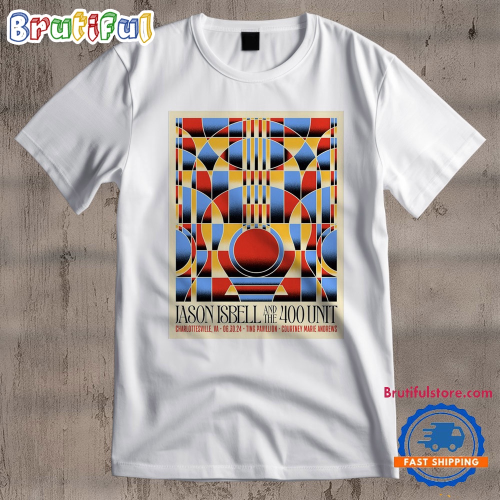 Jason Isbell And The 400 Unit June 30 2024 Ting Pavilion Charlottesville VA T Shirt