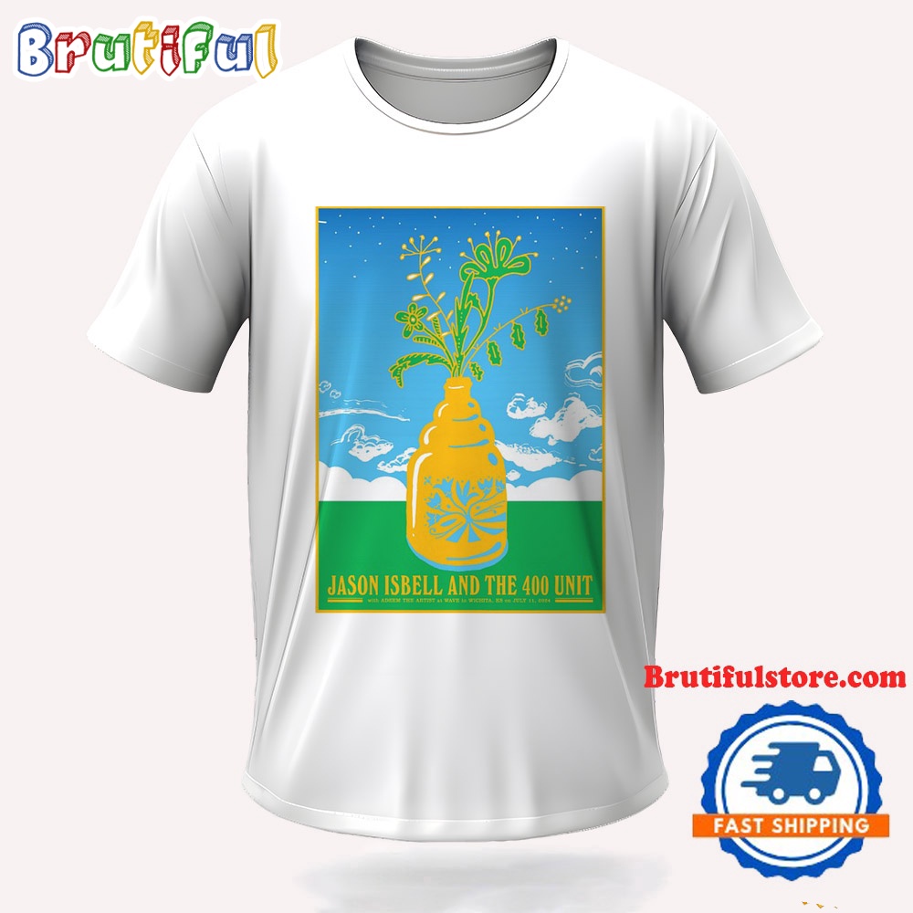 Jason Isbell July 11 2024 Wave ICT Outdoor Stage Wichita KS T Shirt