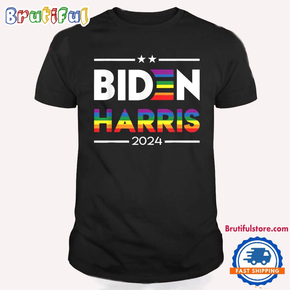 Joe Biden Kamala Harris 2024 Pride LGBT Election T Shirt