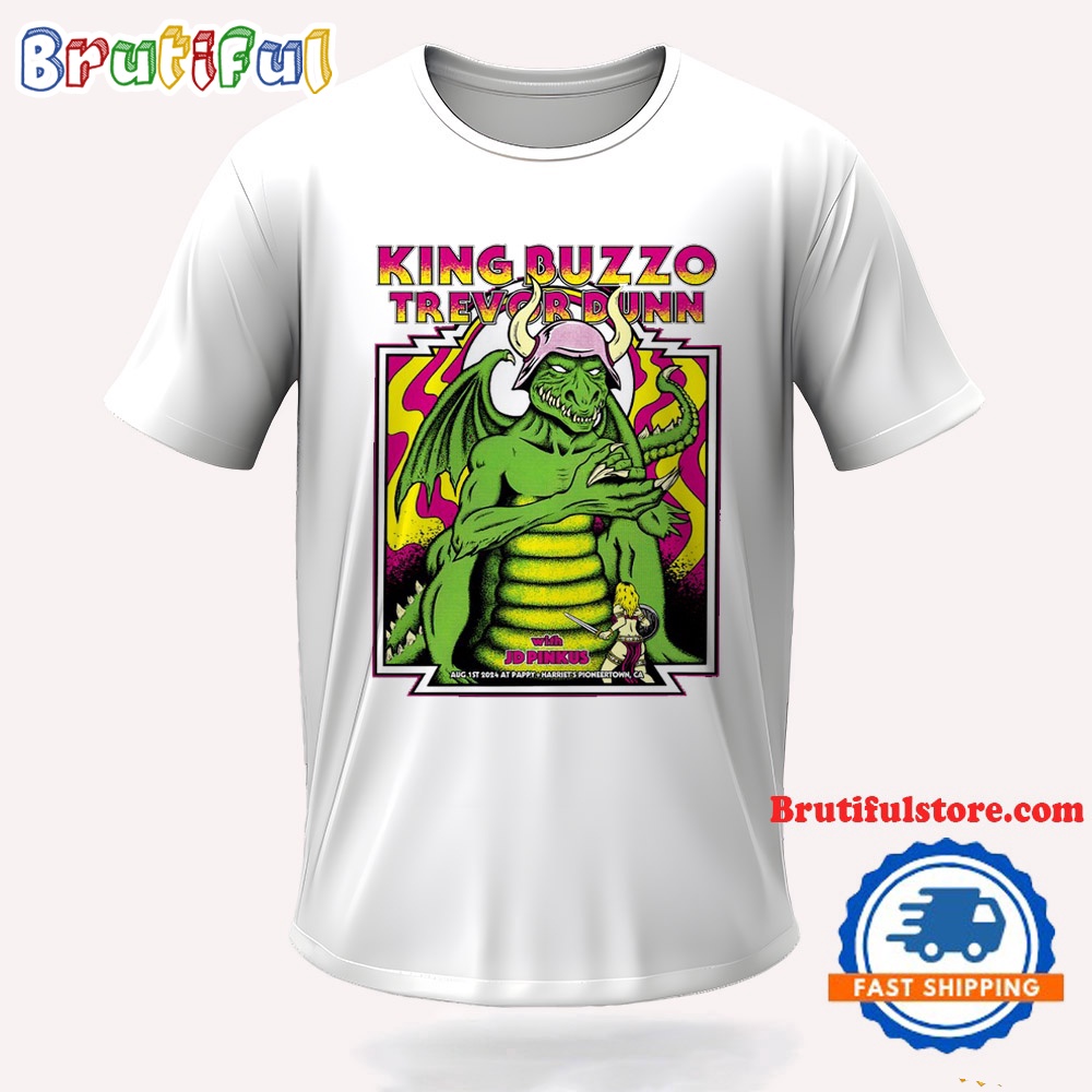 King Buzzo Trevor Dunn Aug 1 2024 Pappy And Harriets Pioneertown CA Tour T Shirt