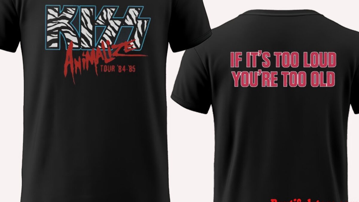 Kiss Animalize Tour 84-85 2024 T Shirt