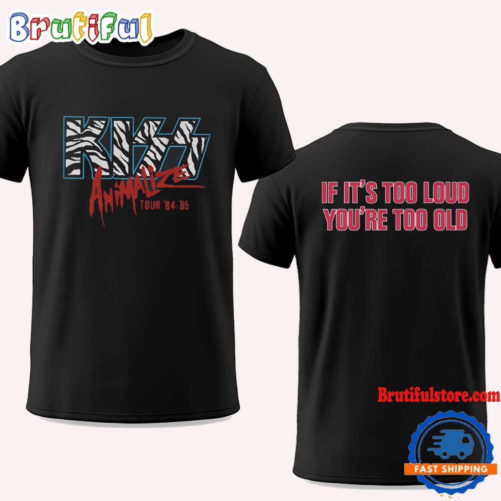 Kiss Animalize Tour 84 85 2024 T Shirt
