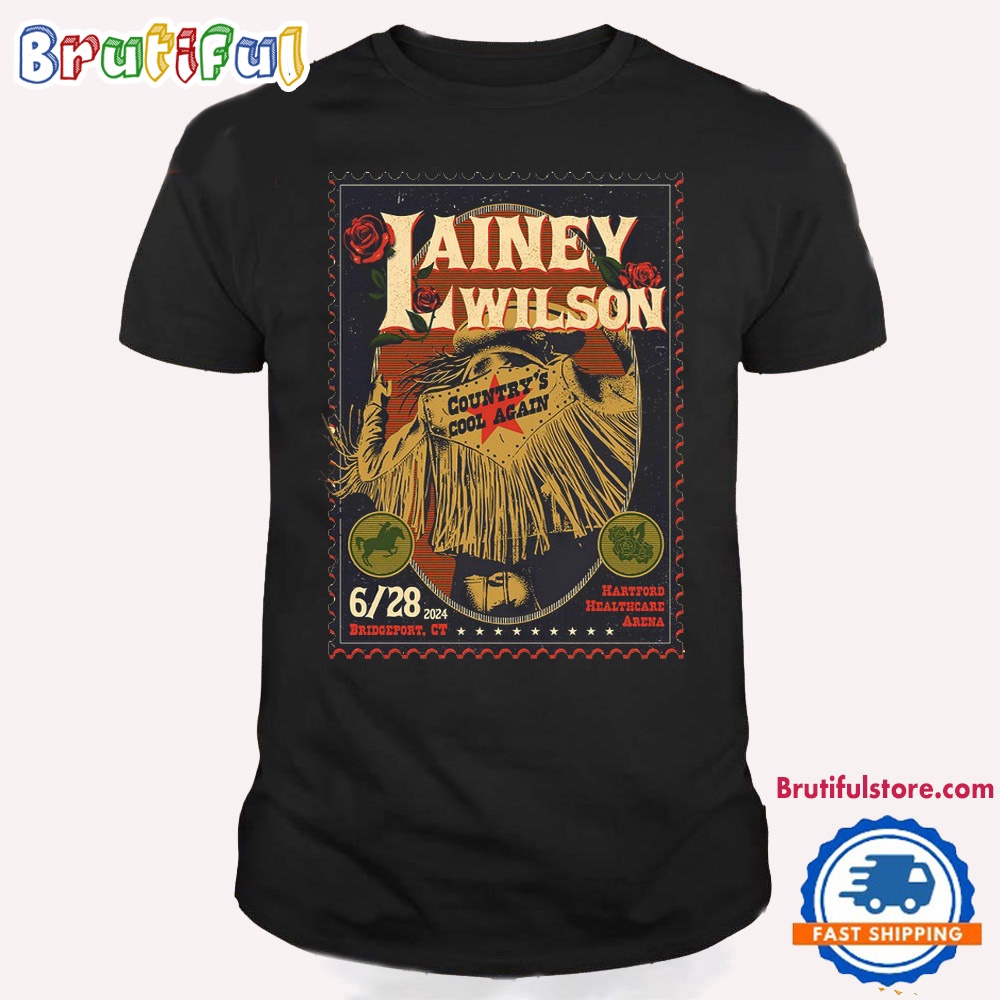 Lainey Wilson June 28 2024 Hartford Healthcare Arena Bridgeport CT T Shirt
