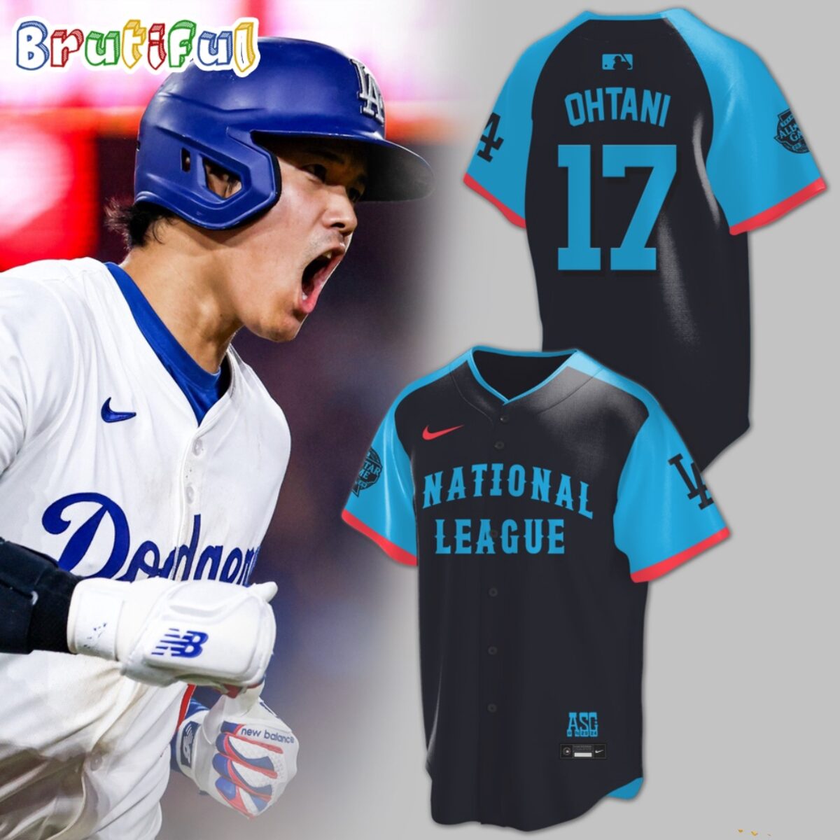 Los Angeles Dodgers Special Shohei Ohtani 2024 Mlb All Star Jersey