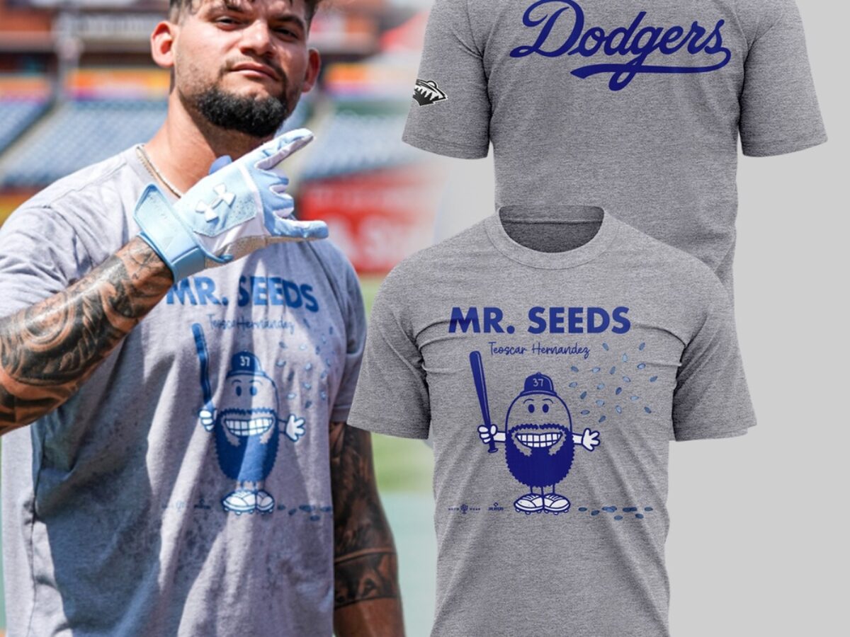 MLB Los Angeles Dodgers Mr.Seeds Baseball T Shirt