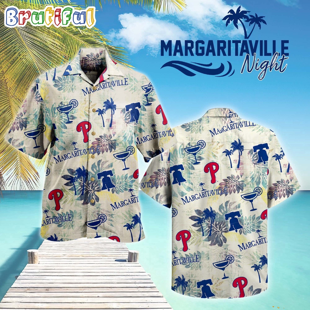 MLB Philadelphia Phillies 2024 Margaritaville Night Hawaiian Shirt