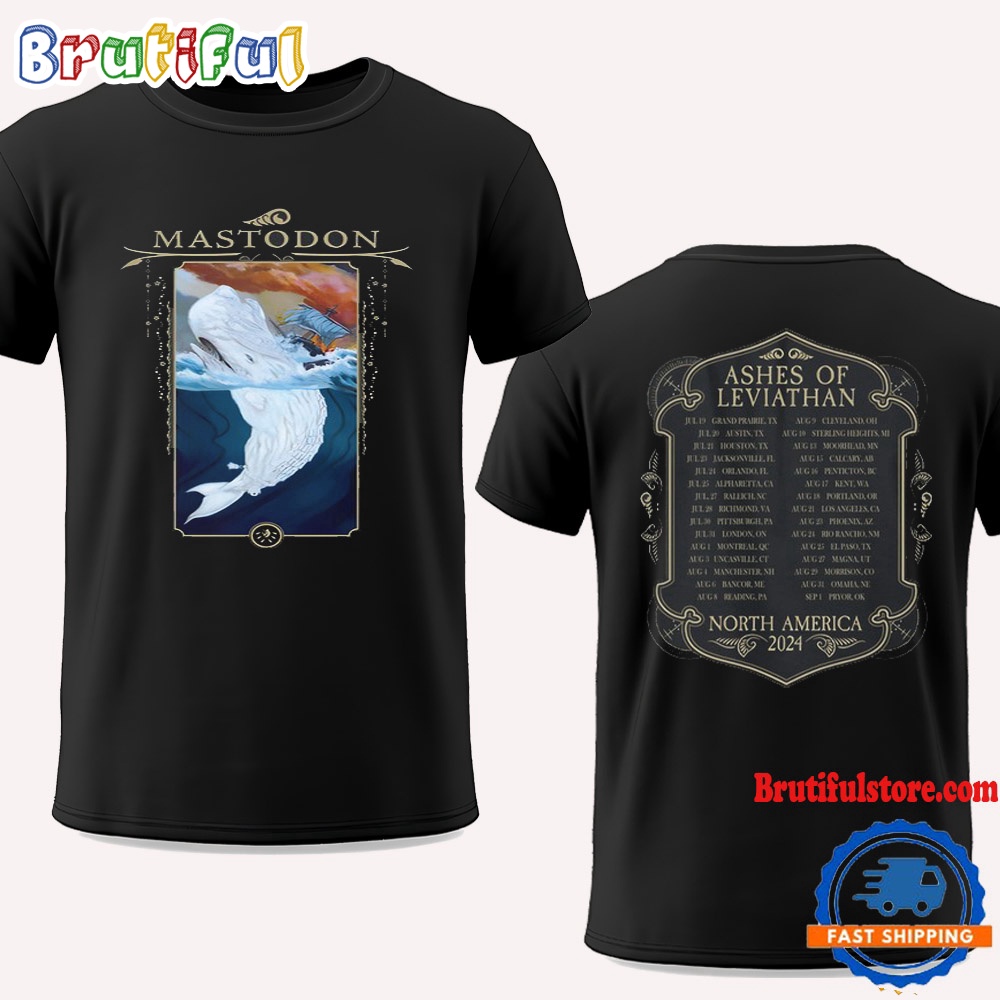 Mastodon Leviathan Itin Tour 2024 Unisex T Shirt