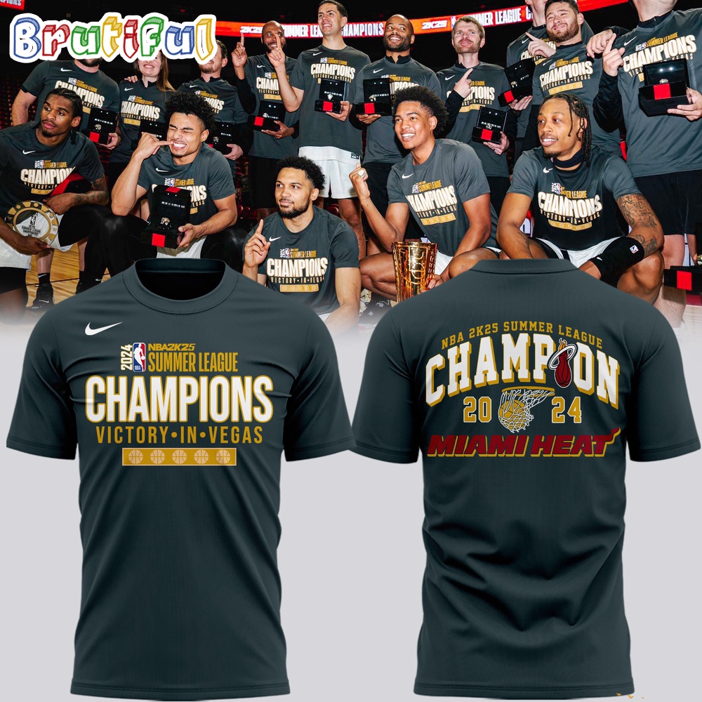 Miami Heat 2k25 Summer League Champions T Shirt