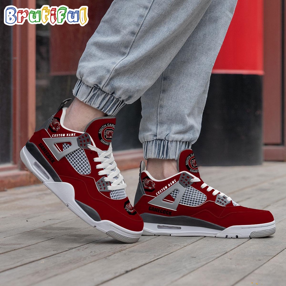 NCAA South Carolina Gamecocks Sport Team Air Jordan 4 Shoes Personalized AJ4 Sneaker 2