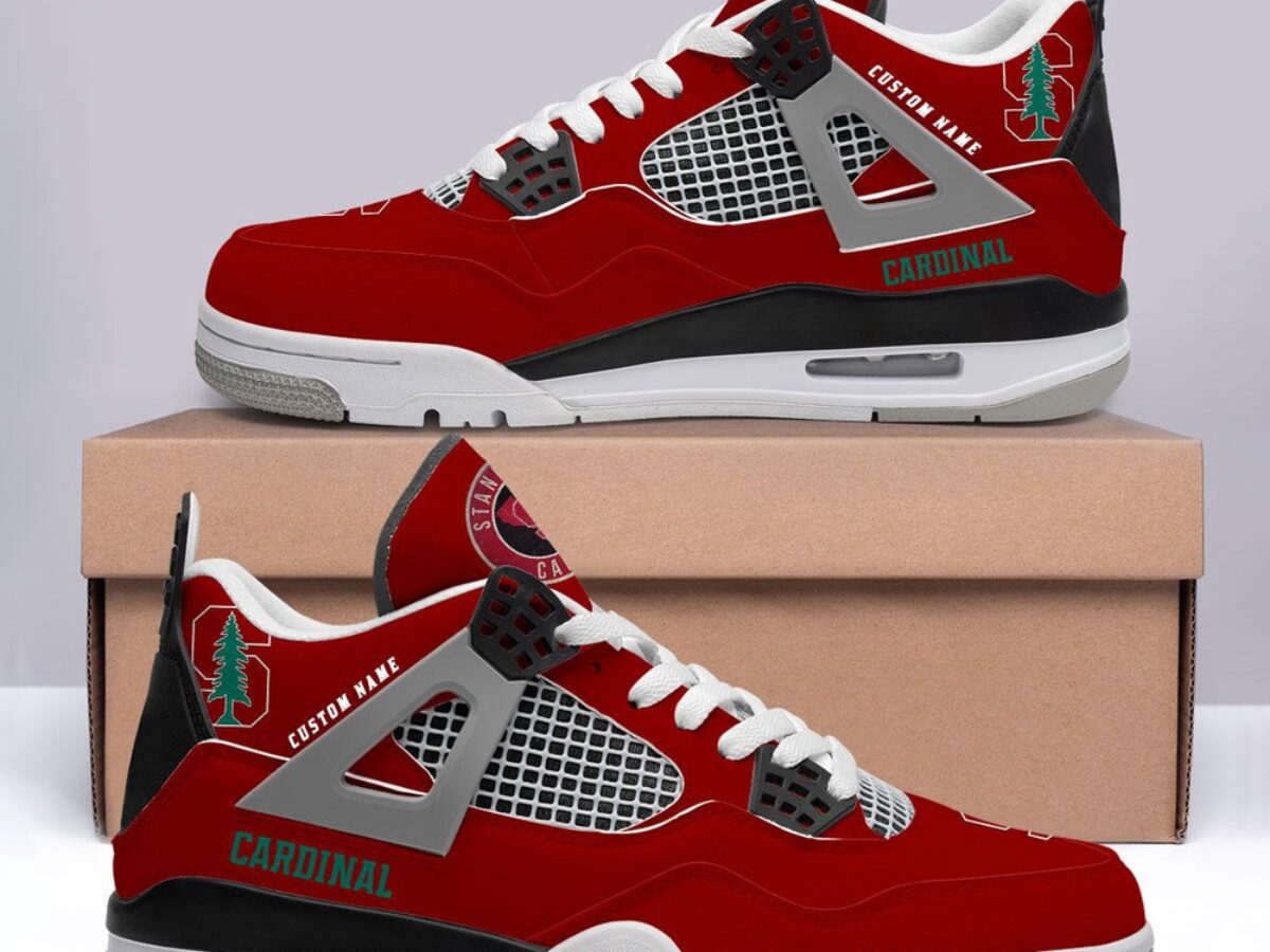 NCAA Stanford Cardinal Sport Team Air Jordan 4 Shoes, Personalized