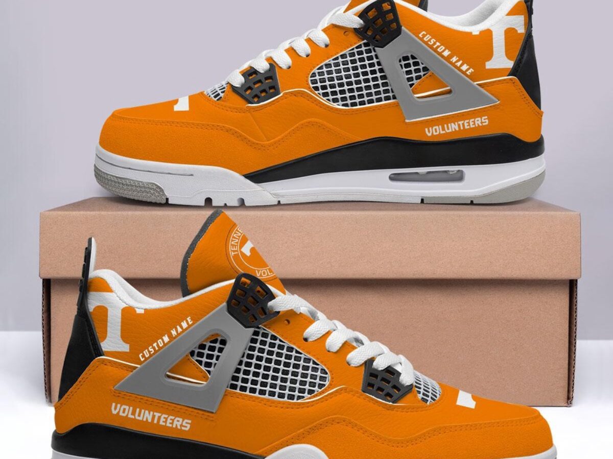 NCAA Tennessee Volunteers Sport Team Air Jordan 4 Shoes