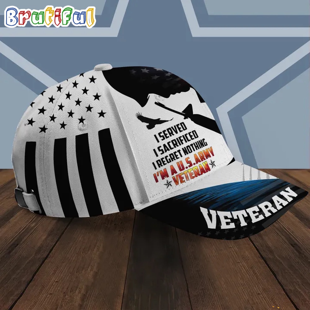 NFL Dallas Cowboys Special American Flag Vietnam Veteran Baseball Cap 2