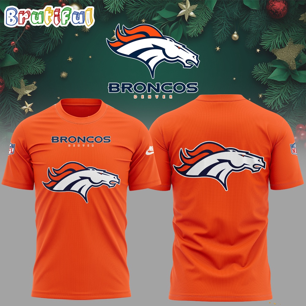NFL Denver Broncos Orange Crush All Over Print T Shirt