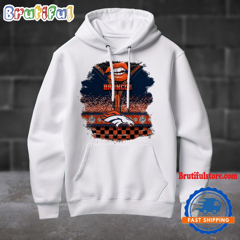 NFL Denver Broncos Special Torn Effect Football Hoodie Shirt