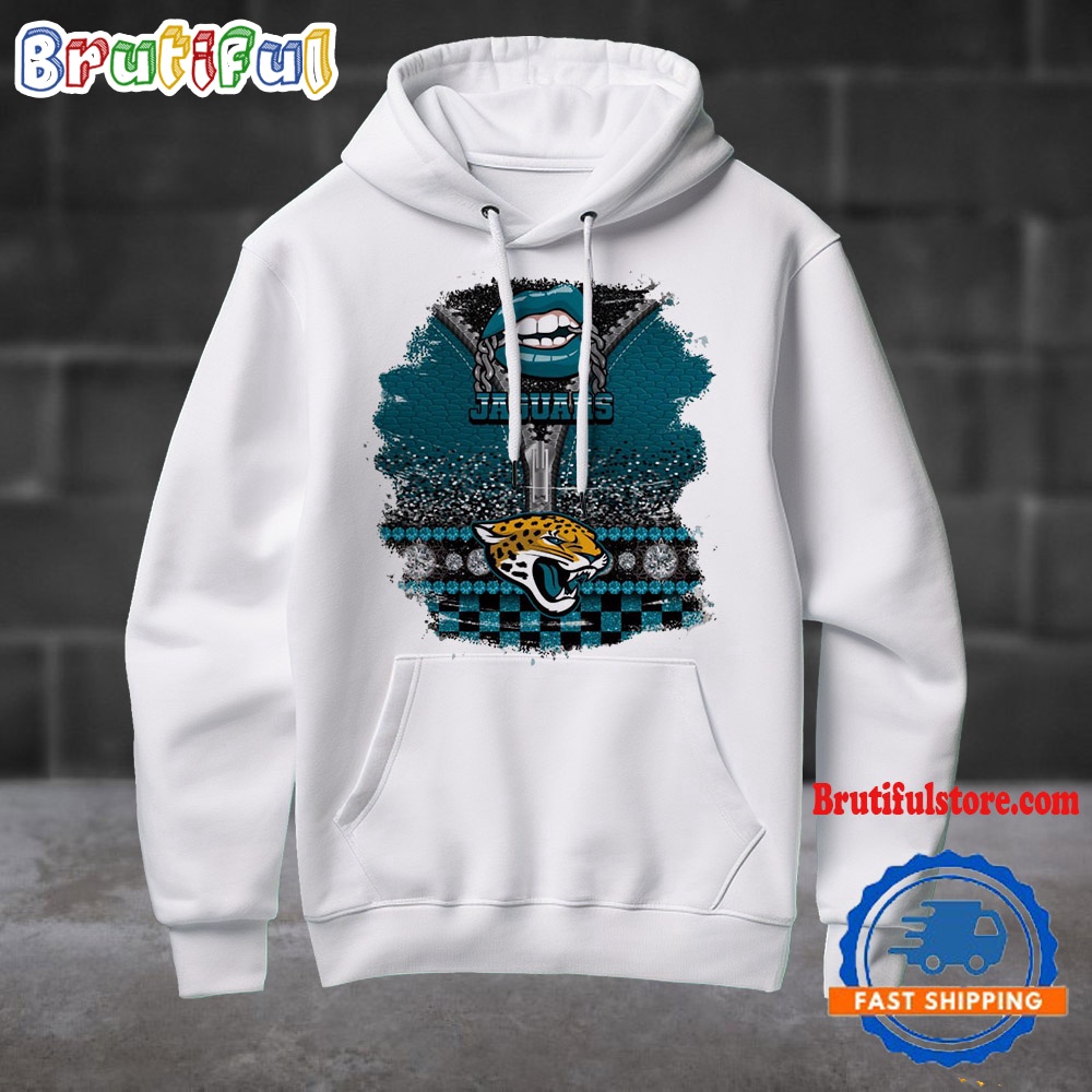NFL Jacksonville Jaguars Special Torn Effect Football Hoodie Shirt