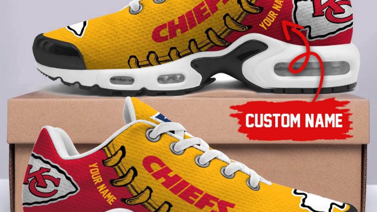 NFL Kansas City Chiefs Custom Air Max Plus Shoes