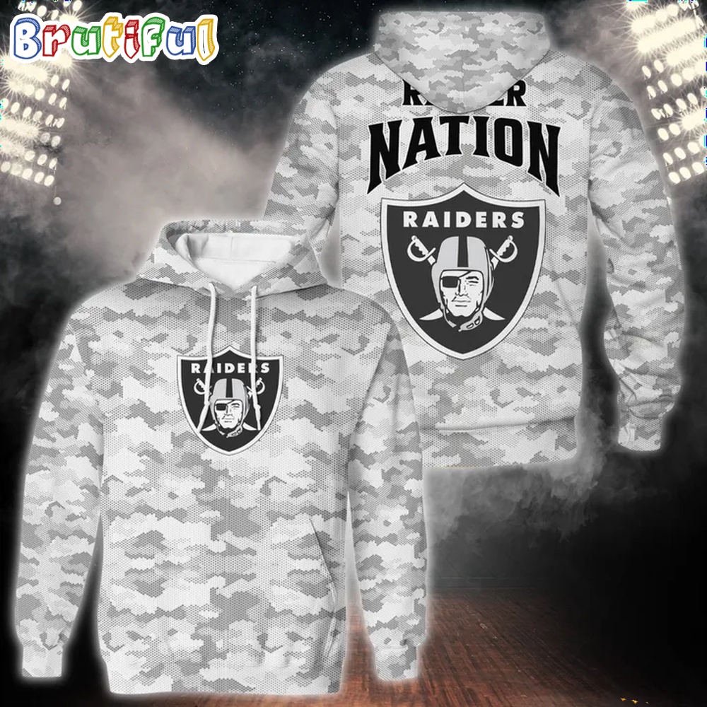 NFL Las Vegas Raiders Special Camo Hoodie