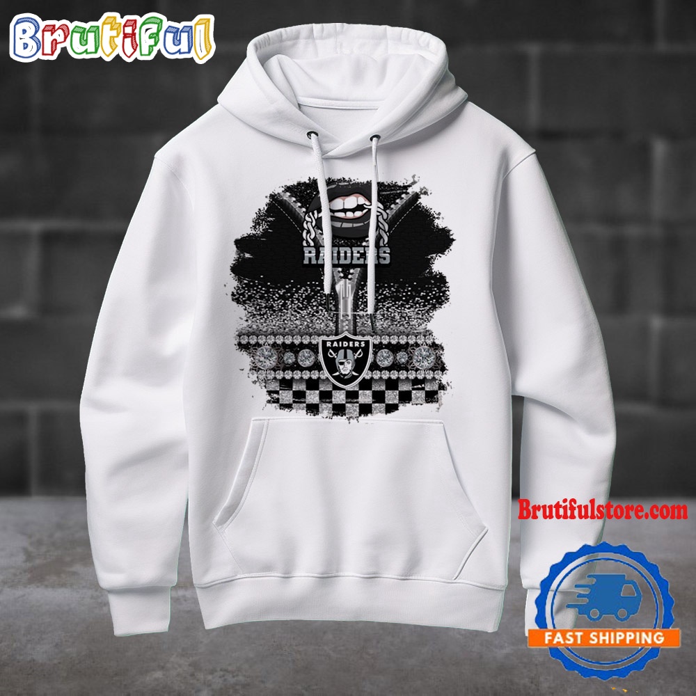 NFL Las Vegas Raiders Special Torn Effect Football Hoodie Shirt