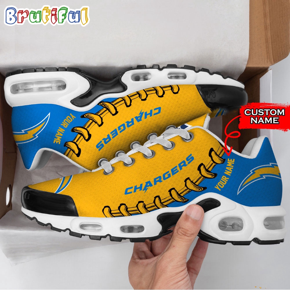NFL Los Angeles Chargers Custom Air Max Plus Shoes 2