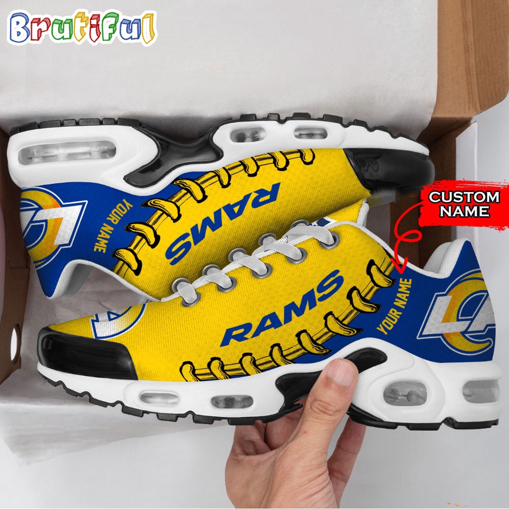 NFL Los Angeles Rams Custom Air Max Plus Shoes 2