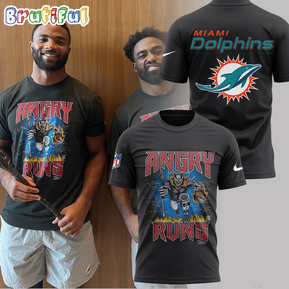 NFL Miami Dolphins Angry Runs T Shirt