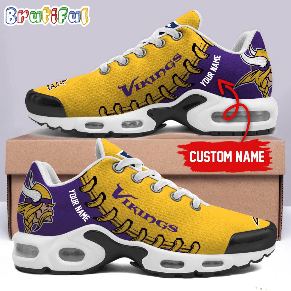 NFL Minnesota Vikings Custom Air Max Plus Shoes 1