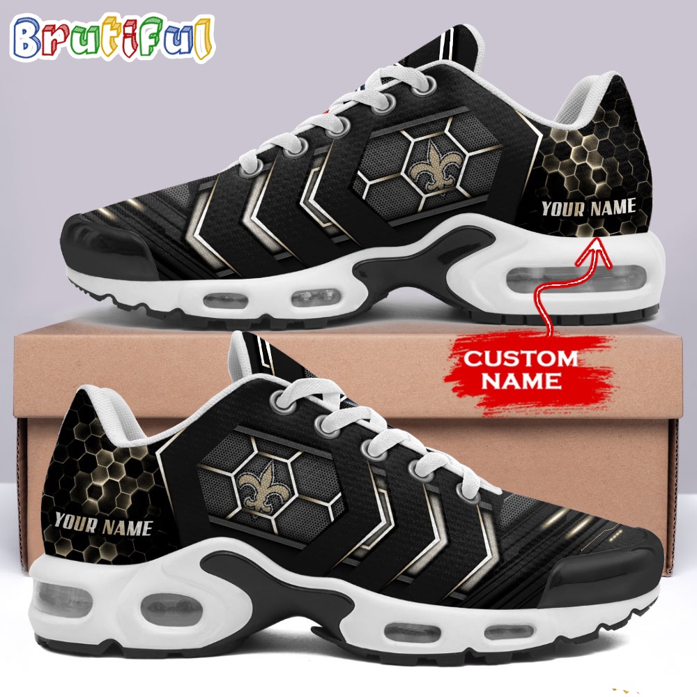 NFL New Orleans Saints Football Air Max Plus Shoes 1