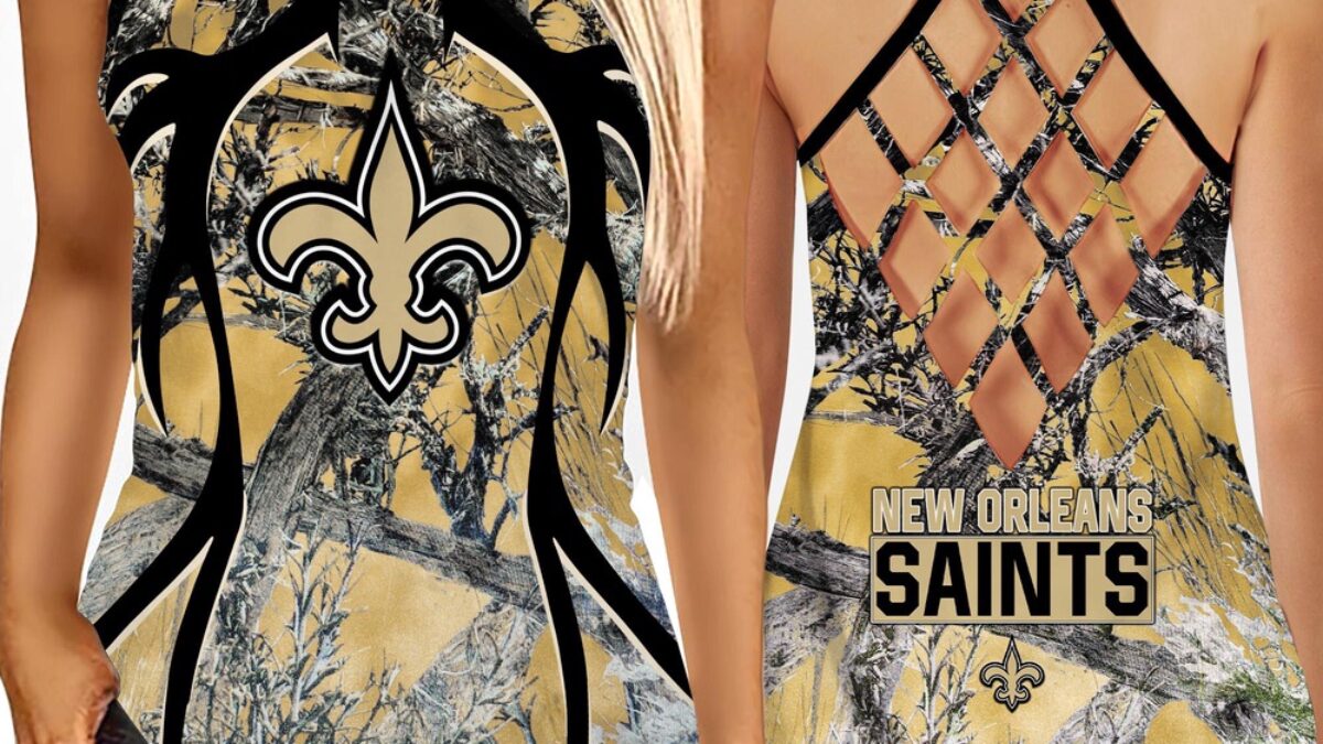 ​【激レア】サウサンプトン01-03 GKユニフォーム Saints自社ブランド NFL New Orleans Saints Women's Tank Top, Football Team Logo Criss
