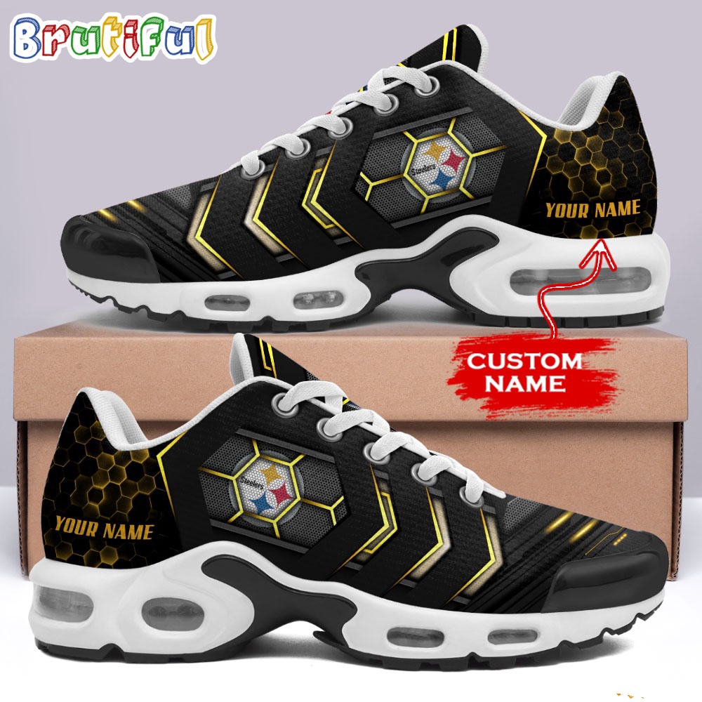 NFL Pittsburgh Steelers Football Air Max Plus Shoes 1