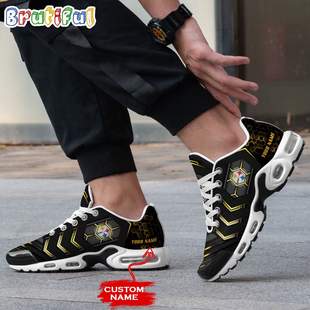 NFL Pittsburgh Steelers Football Air Max Plus Shoes 2