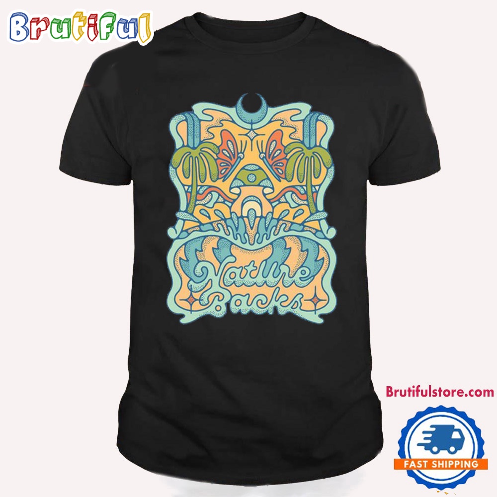 Nature Backs Splash Art Print T Shirt