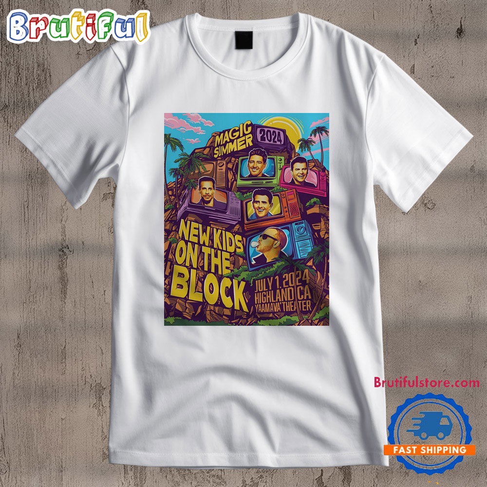 New Kids On The Block July 1 2024 Yaamava Casino Highland CA T Shirt