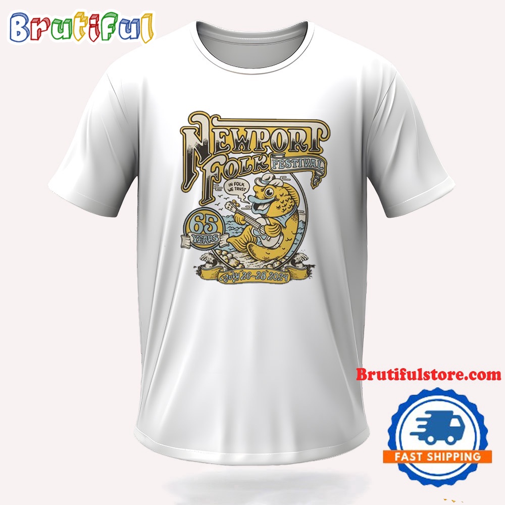 Newport Folk Fest 65Th Anniversary Tour T Shirt