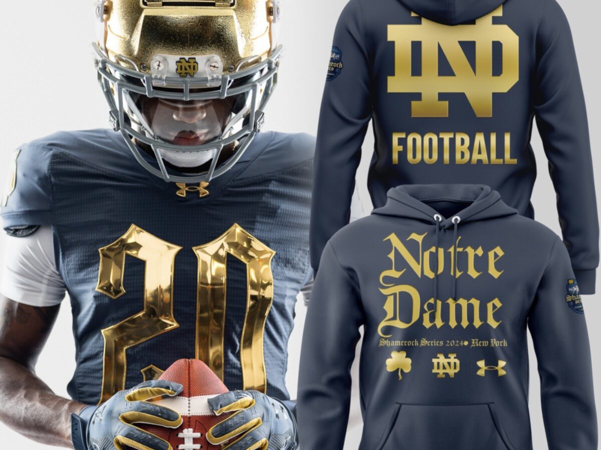 Notre Dame Fighting Irish Football Shamrock Series 2024 New York