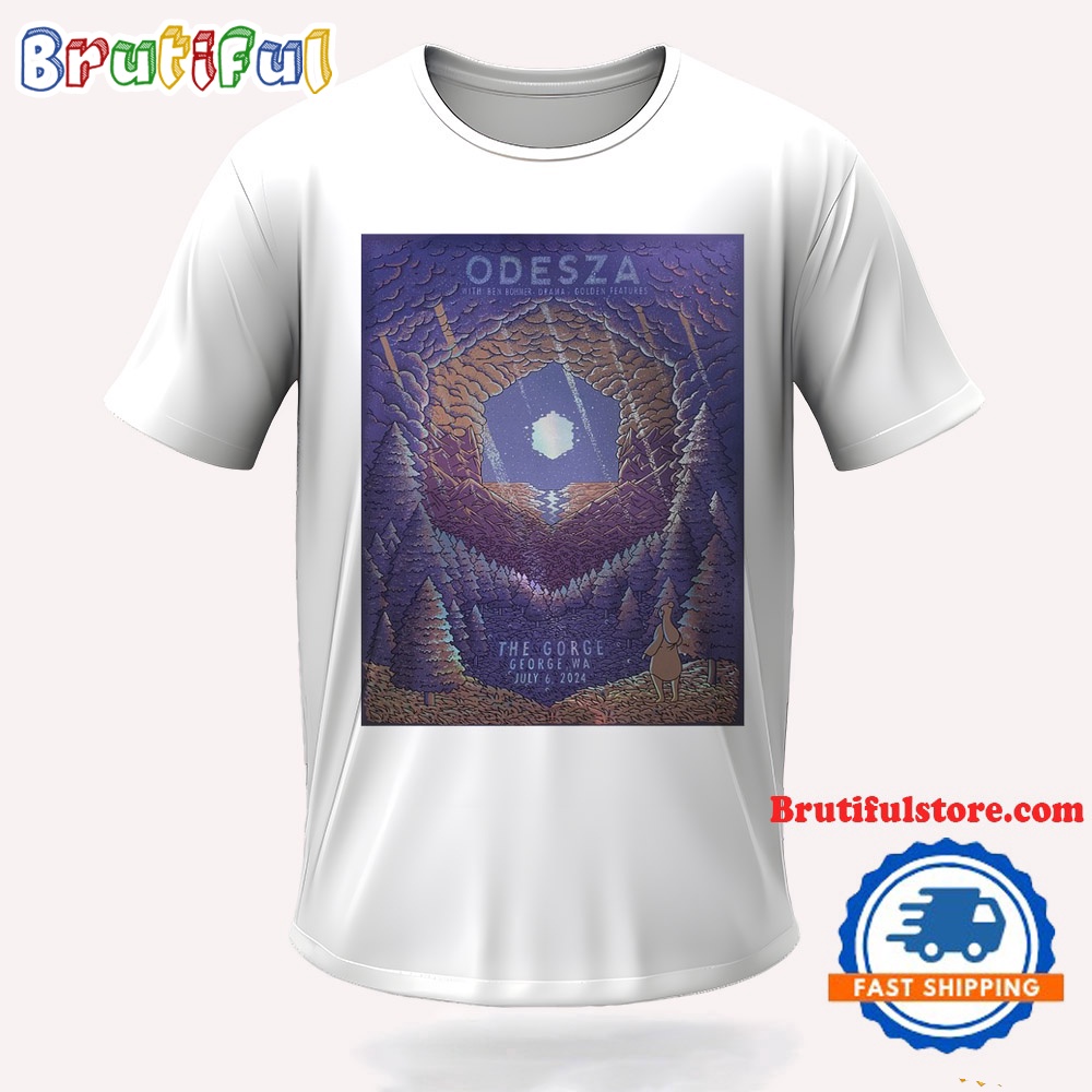 ODESZA Band July 6 2024 Gorge Amphitheatre in George WA Tour T Shirt